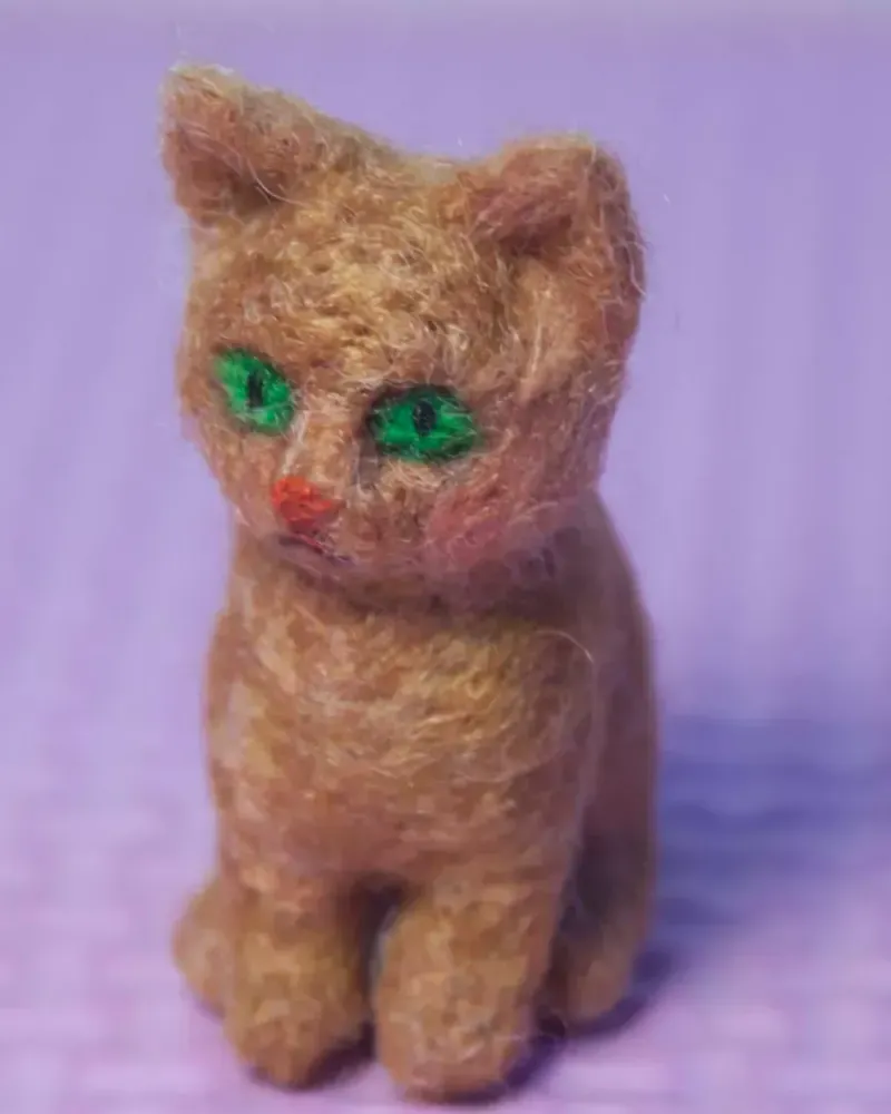 Рыжий котёнок, миниатюра 1:6 — Основной