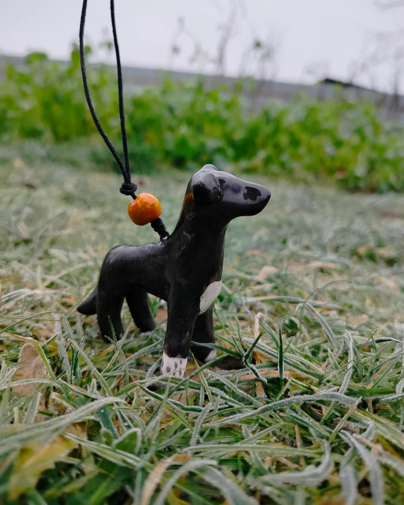 Ёлочная игрушка Собачка на заказ