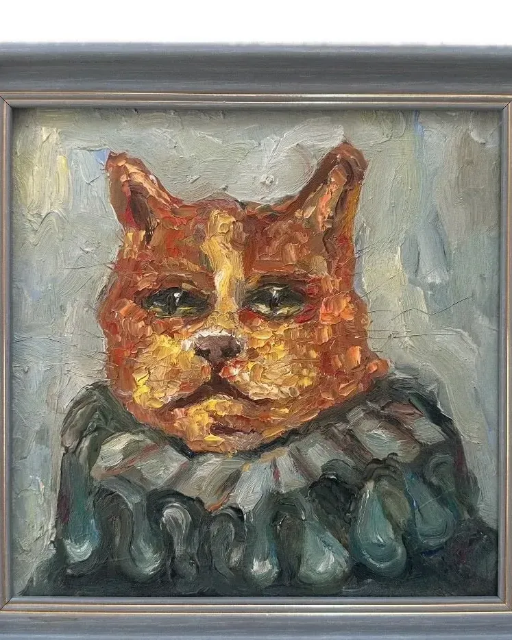 Картина маслом «Кот»