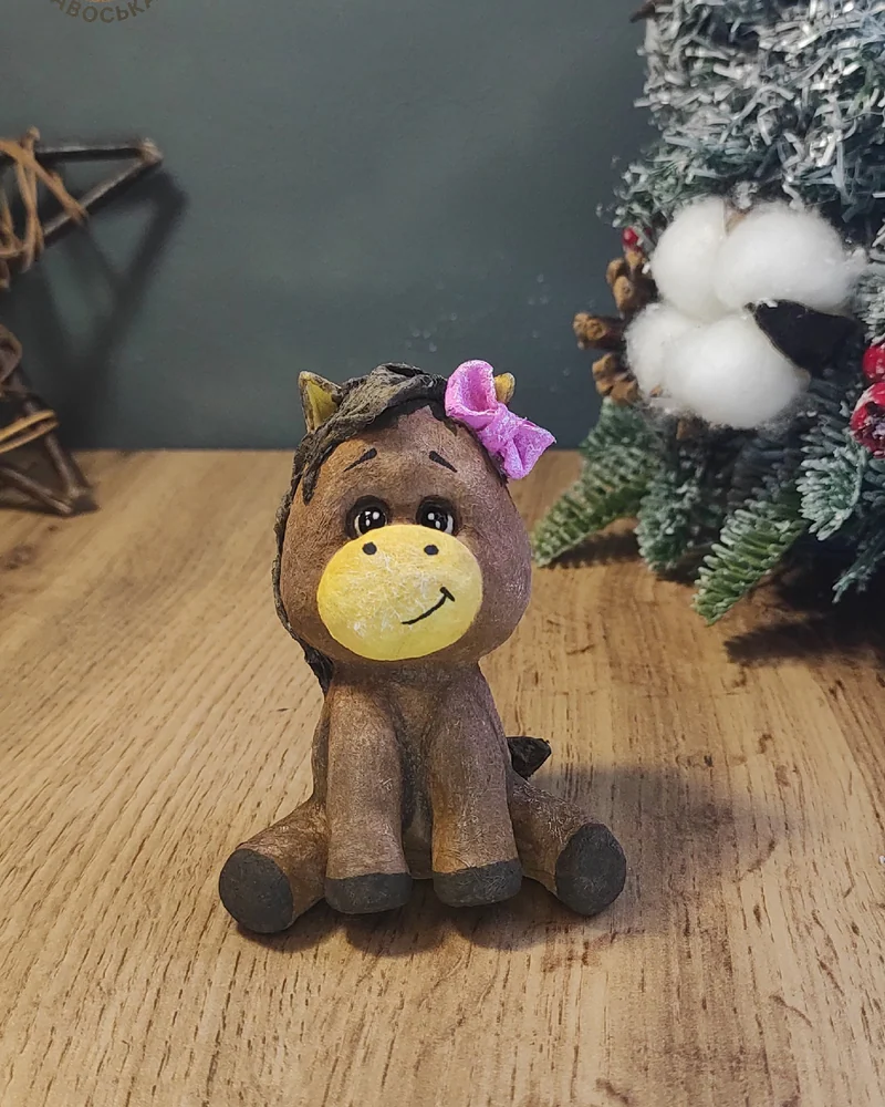 Ватная игрушка «Лошадка»