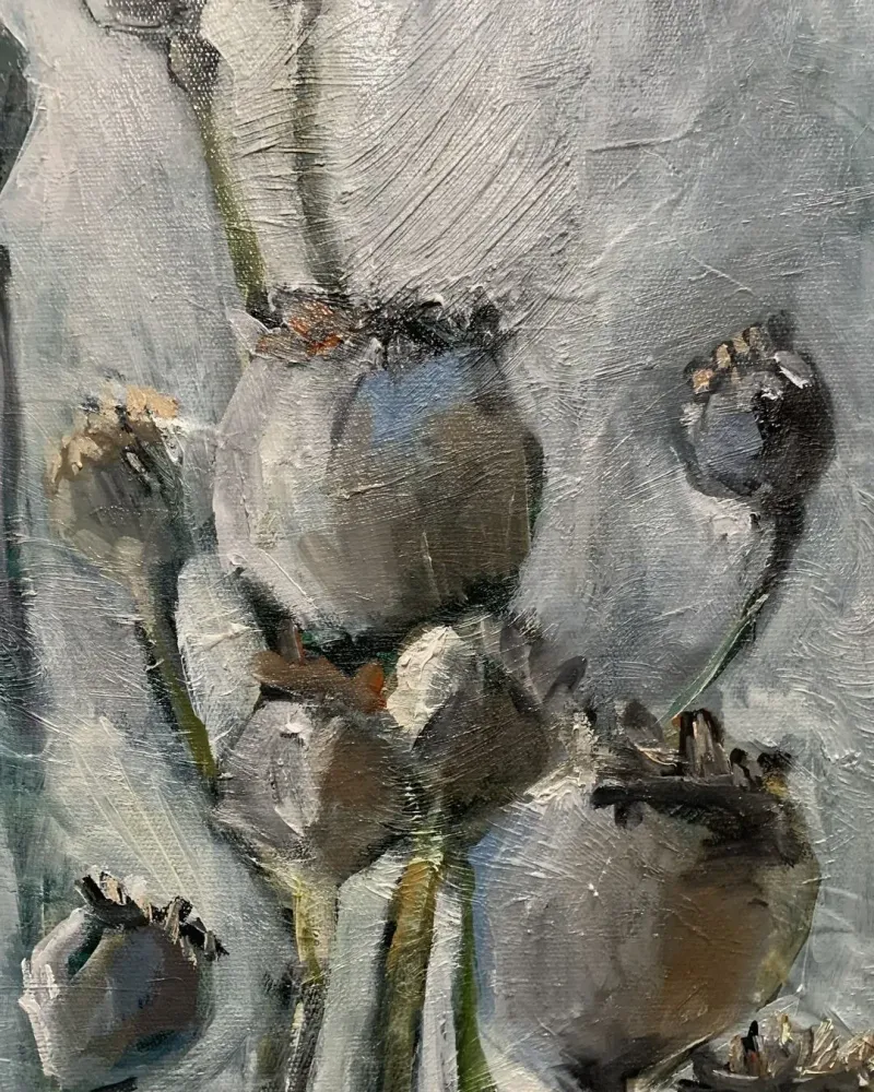 Мак. Картина маслом 50×70 см — 50×70 см