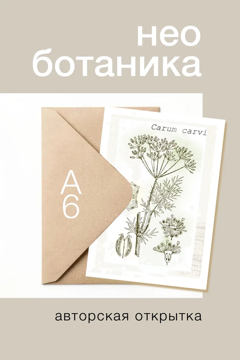 Открытка Ботаника