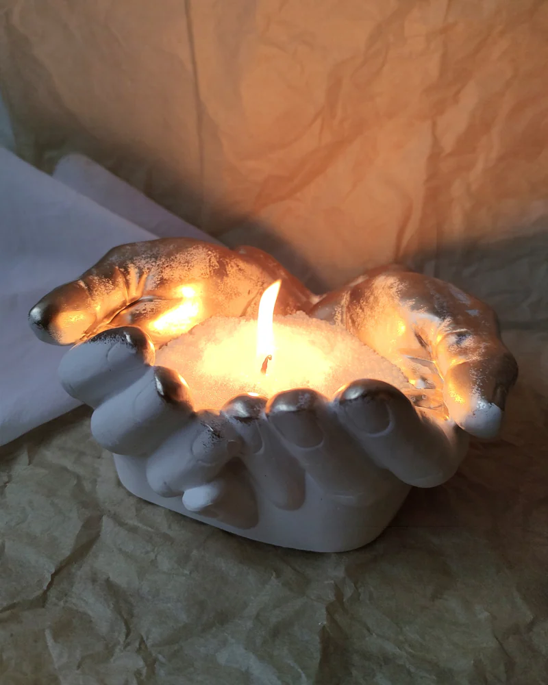 Свеча насыпная из пальмового воска