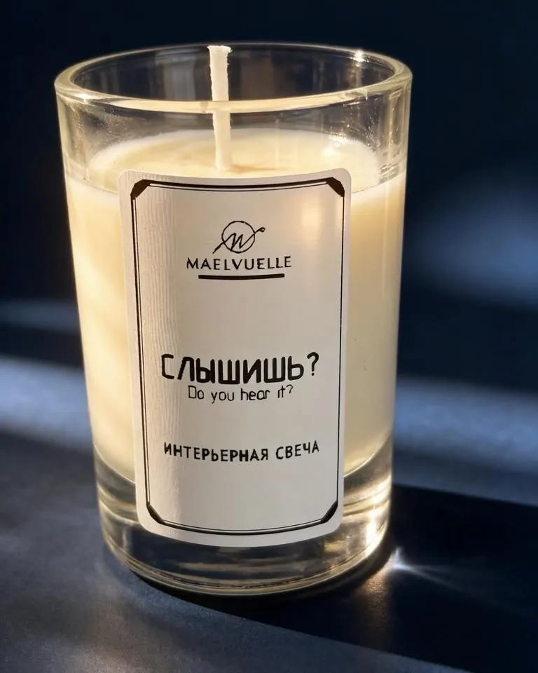 Ароматическая свеча Слышишь?/Do you hear it? — Слышишь? свеча 200ml