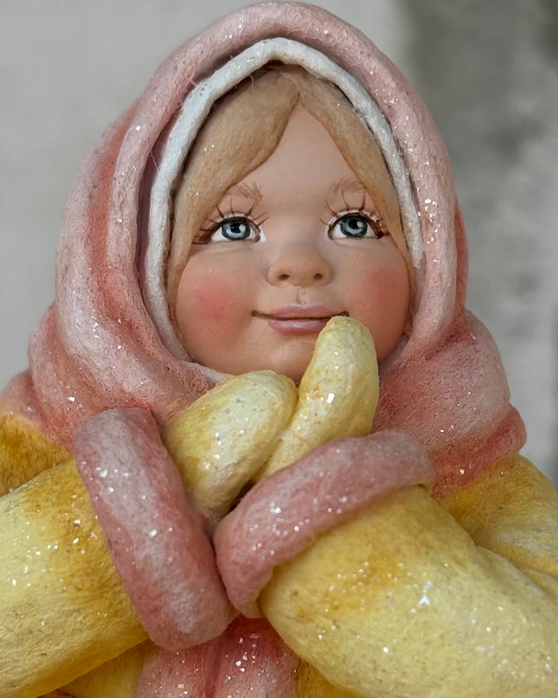 Мия — ватная ёлочная игрушка — Основной