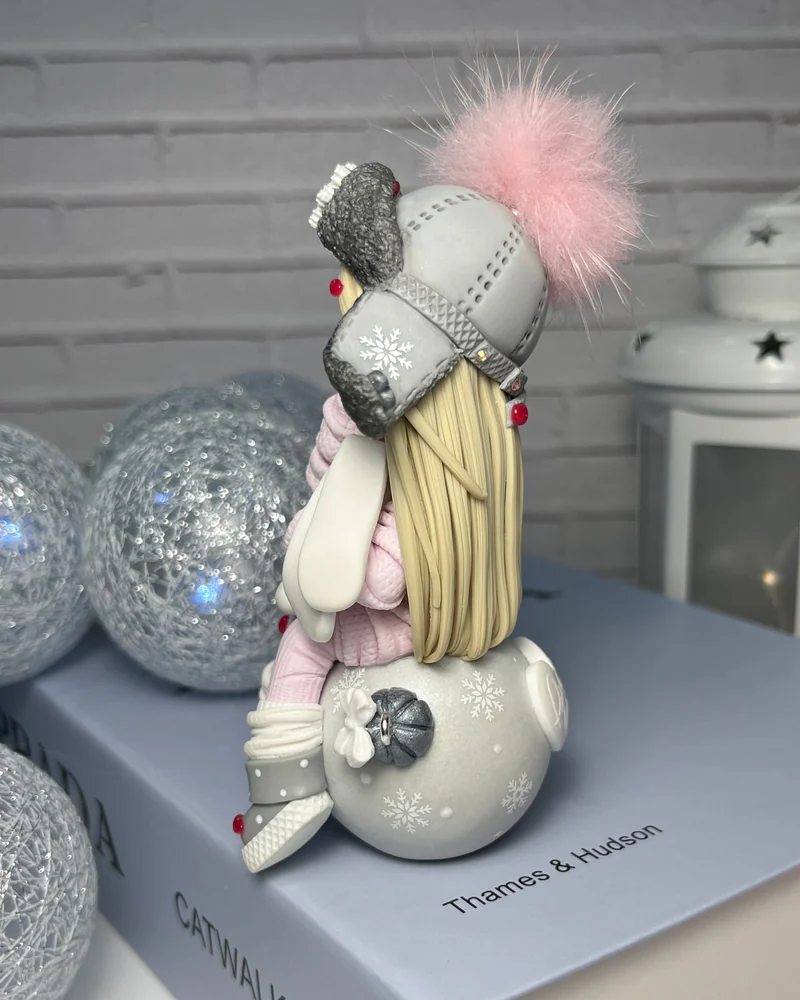 Кукла 3D в розовом образе