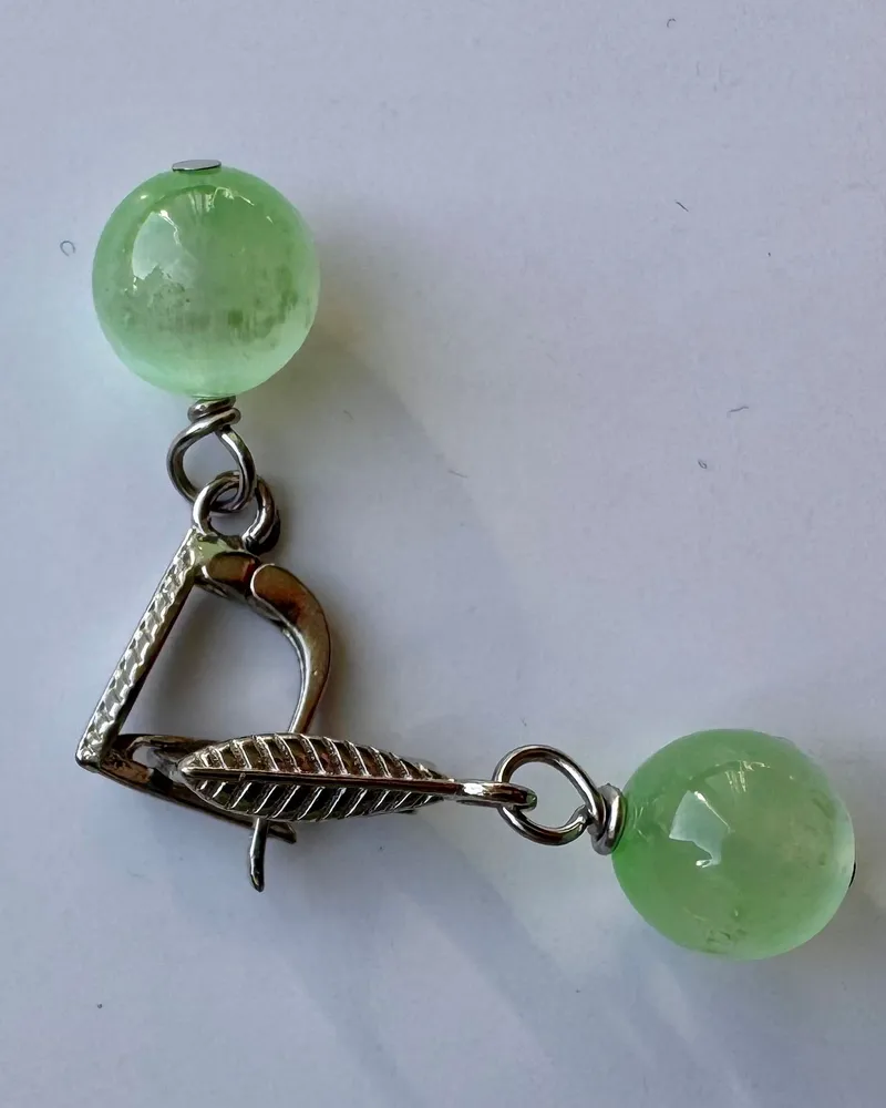 Серьги из селенита