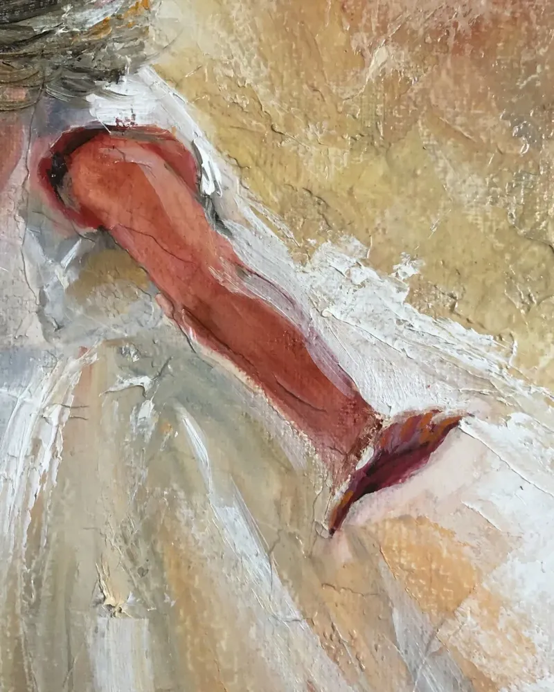 Мамины туфли. Картина маслом 30×40 см — 30×40 см
