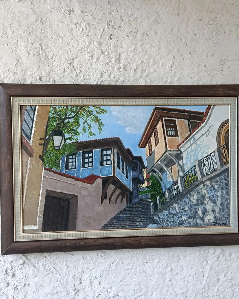 Картина маслом художника из Болгарии. Г.Пловдив