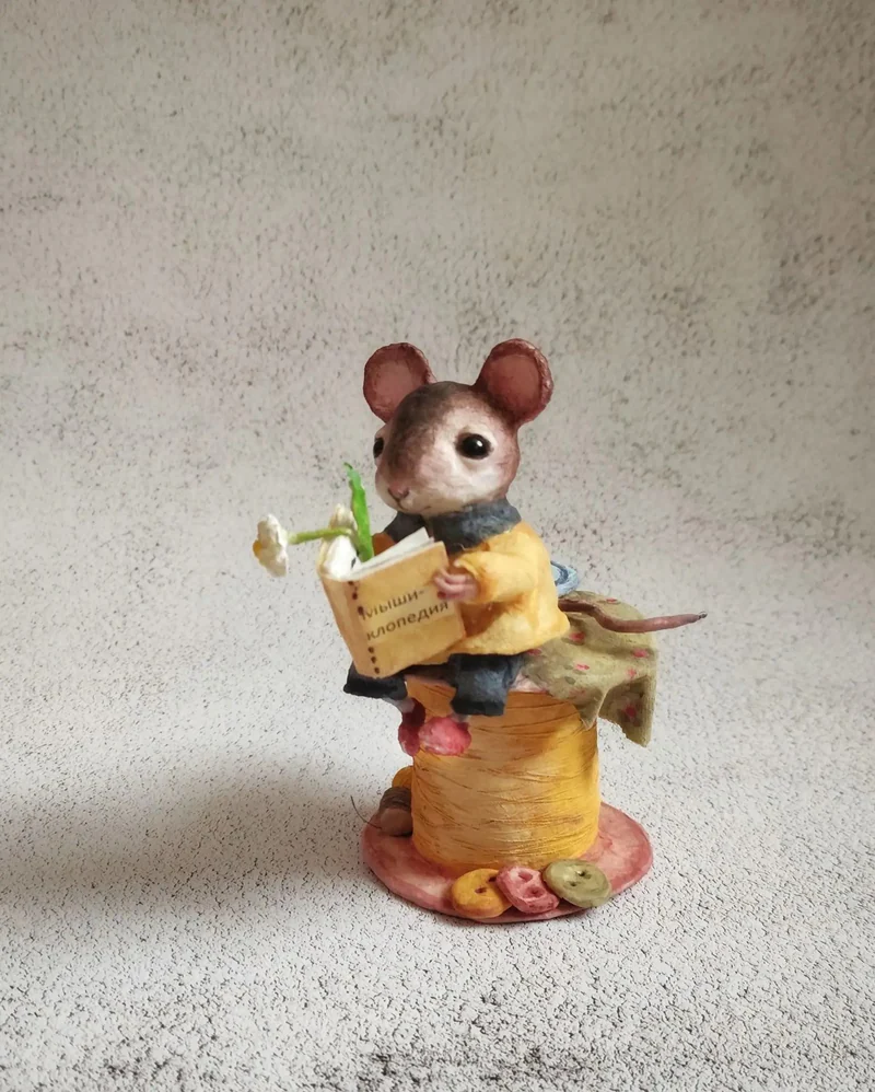Ватная игрушка Мышонок