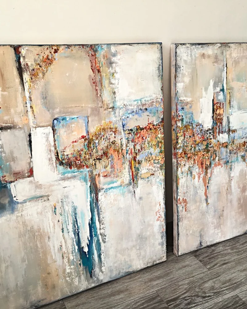 Диптих «Abstract Mix», 140×70 см