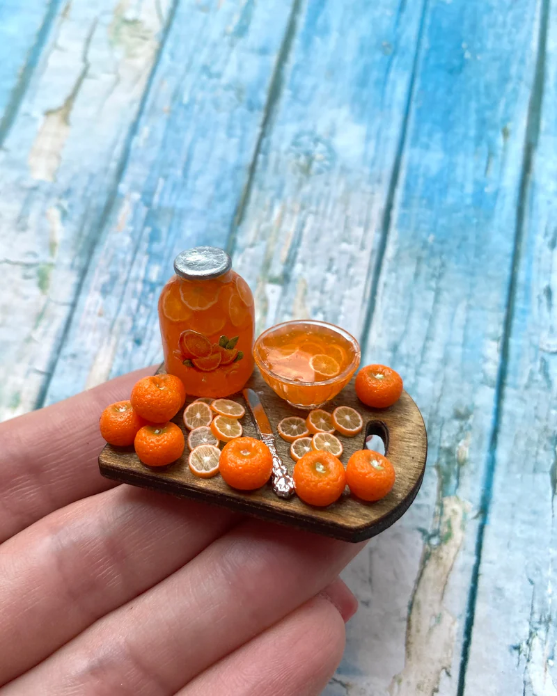Кукольная Миниатюра «Апельсиновый джем 🍊»
