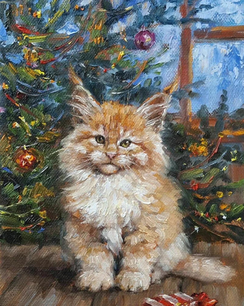 Конфетка. Картина маслом на холсте