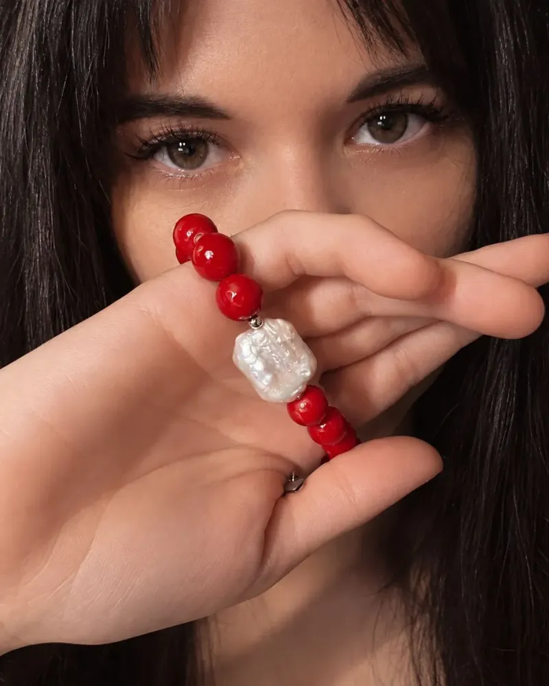 Браслет из коралла «Rouge Royale»