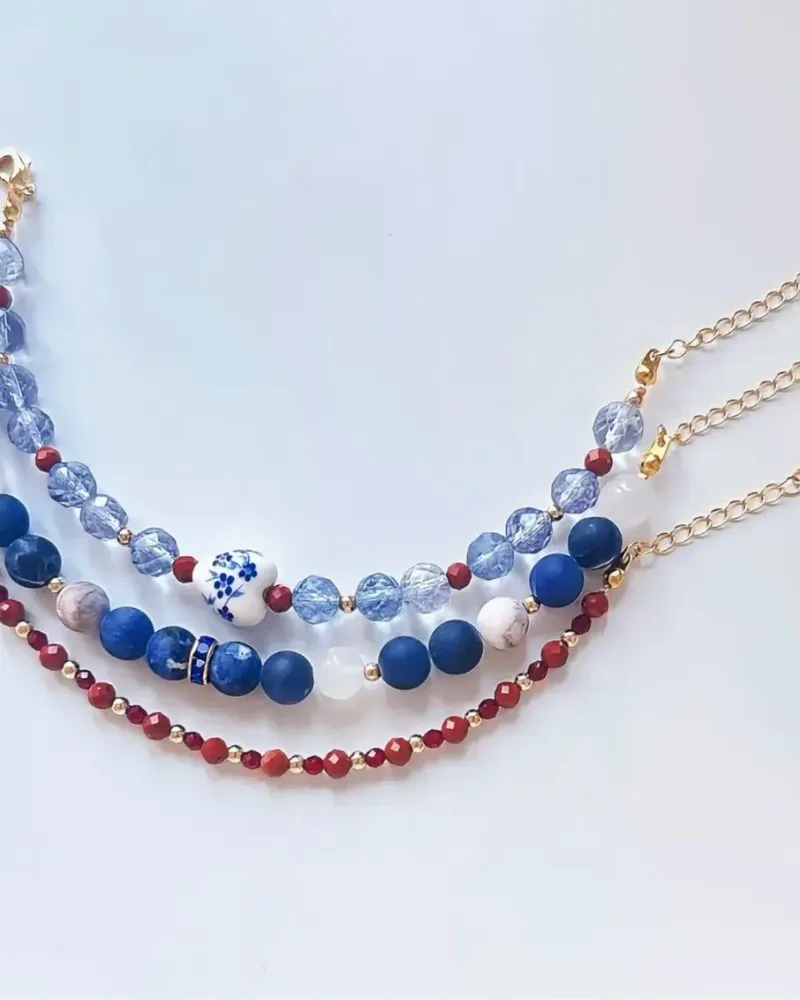 Комплект браслетов Terra blue