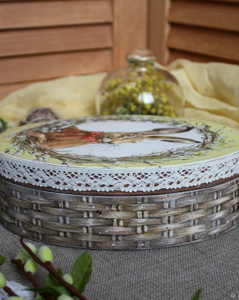Шкатулка "Пасхальный кролик"