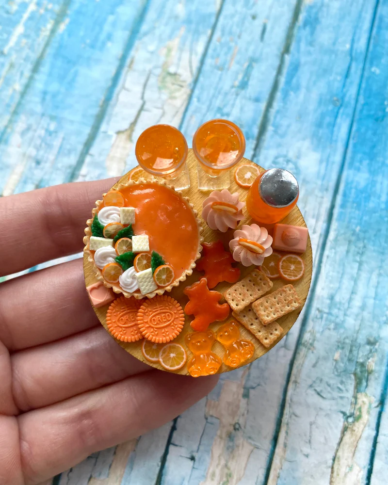 Кукольная Миниатюра Апельсиновое настроение 🍊☀️