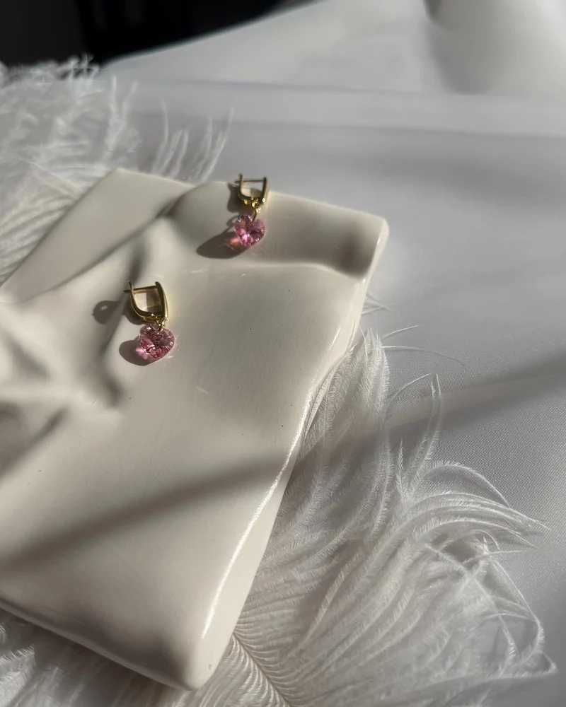 Серьги с английским замочком