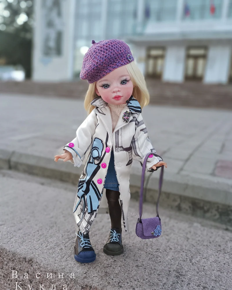 Плащ + берет для Паола Рейна