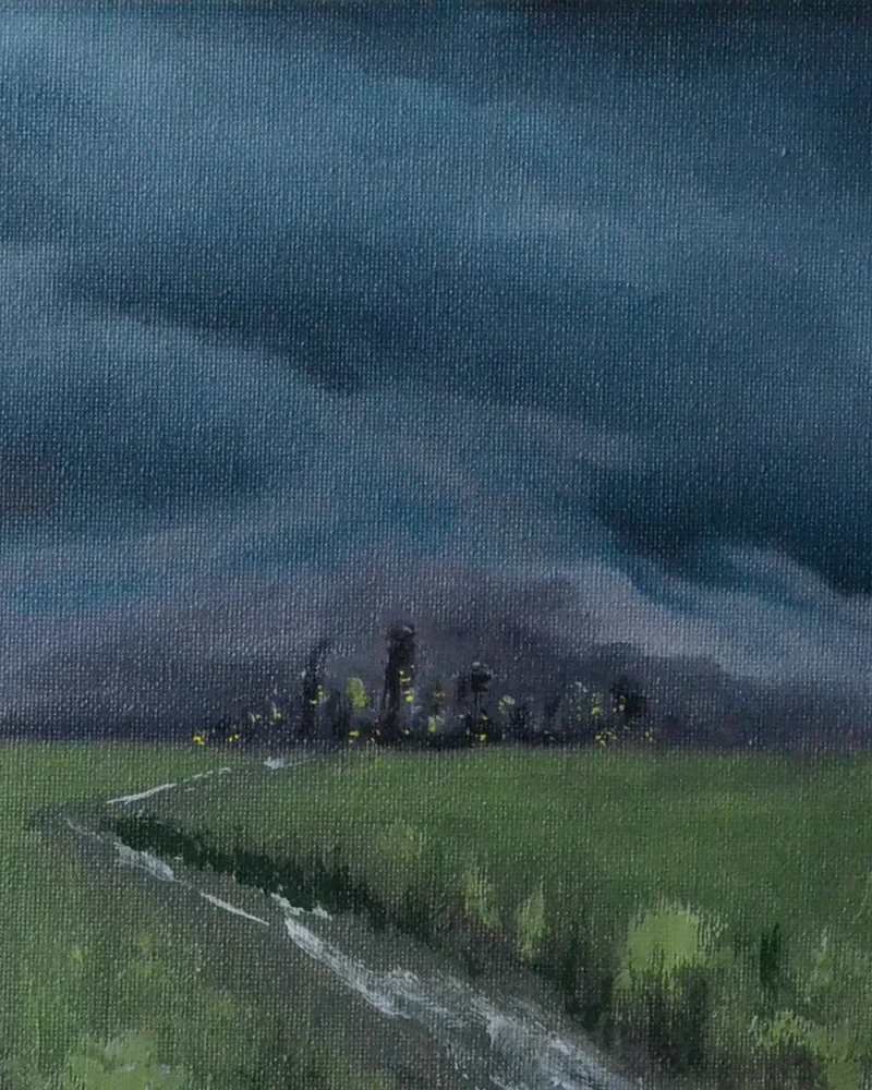 Картина. Пейзаж. Акрил/холст 20х20 см