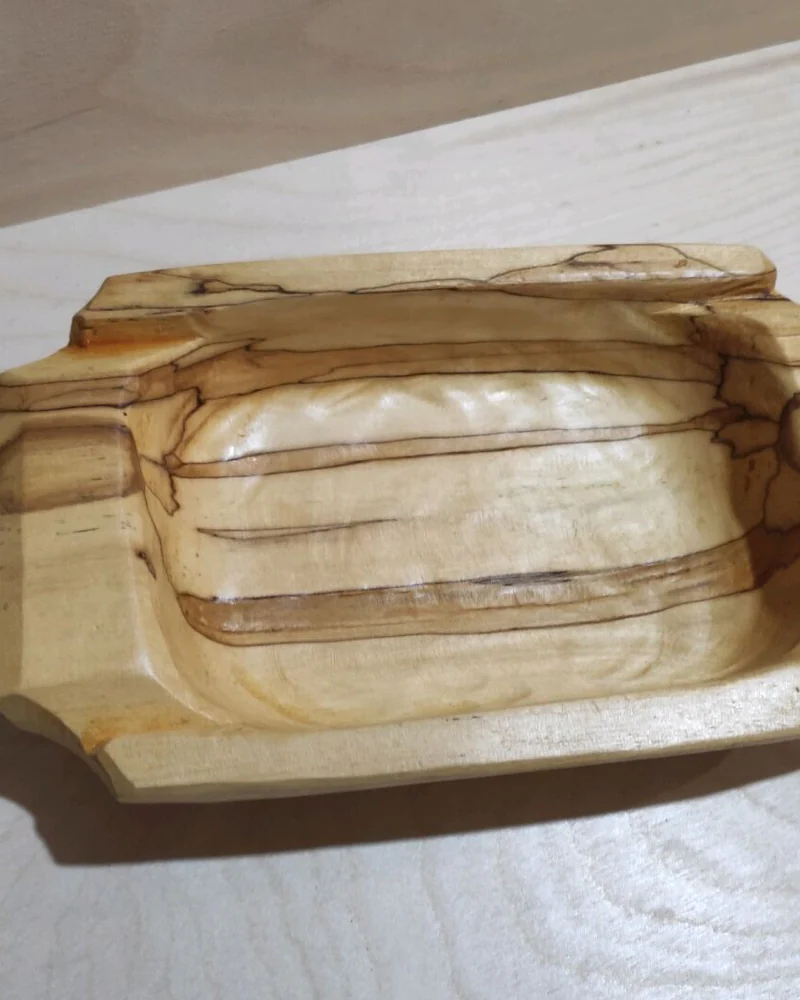 Миска из берёзы, грубая резьба — Миска из берёзы, грубая резьба