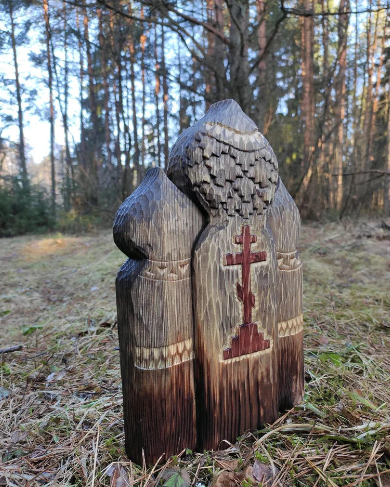 Скульптура «Храм», сосна — Скульптура «Храм», сосна