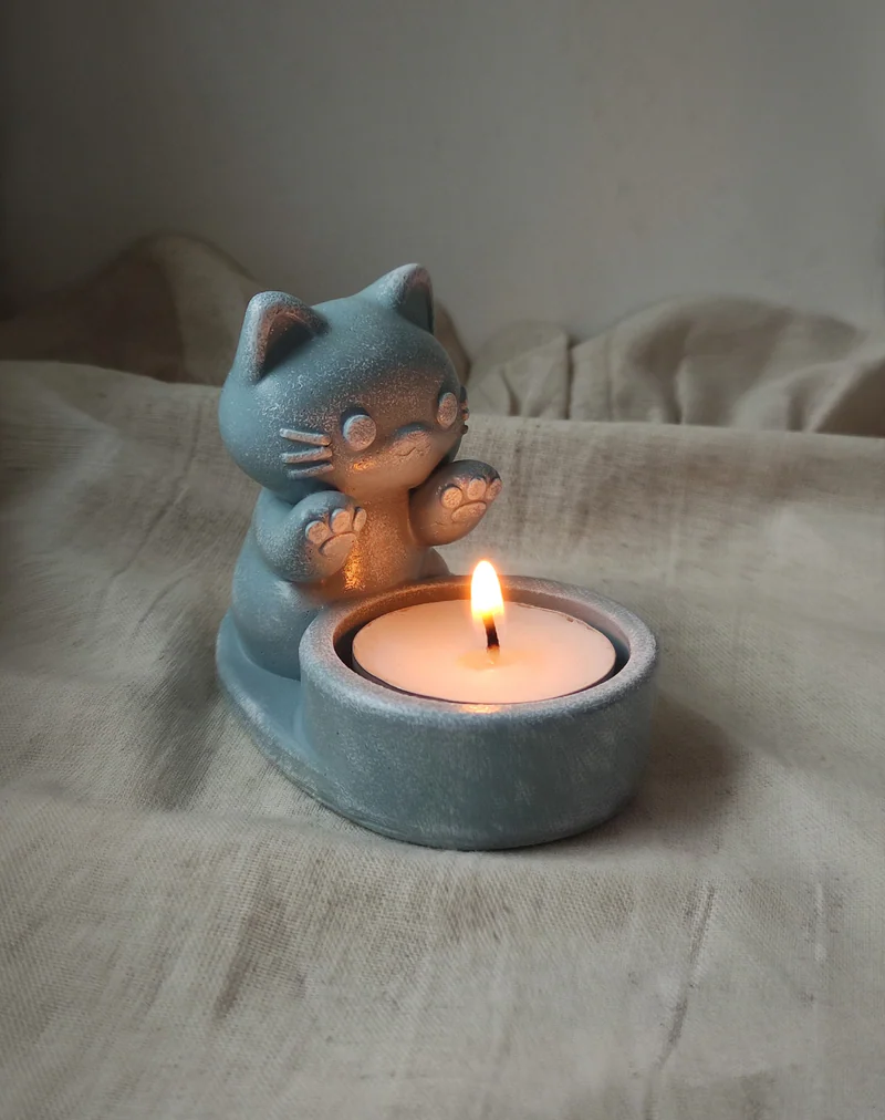 Подсвечник Котик