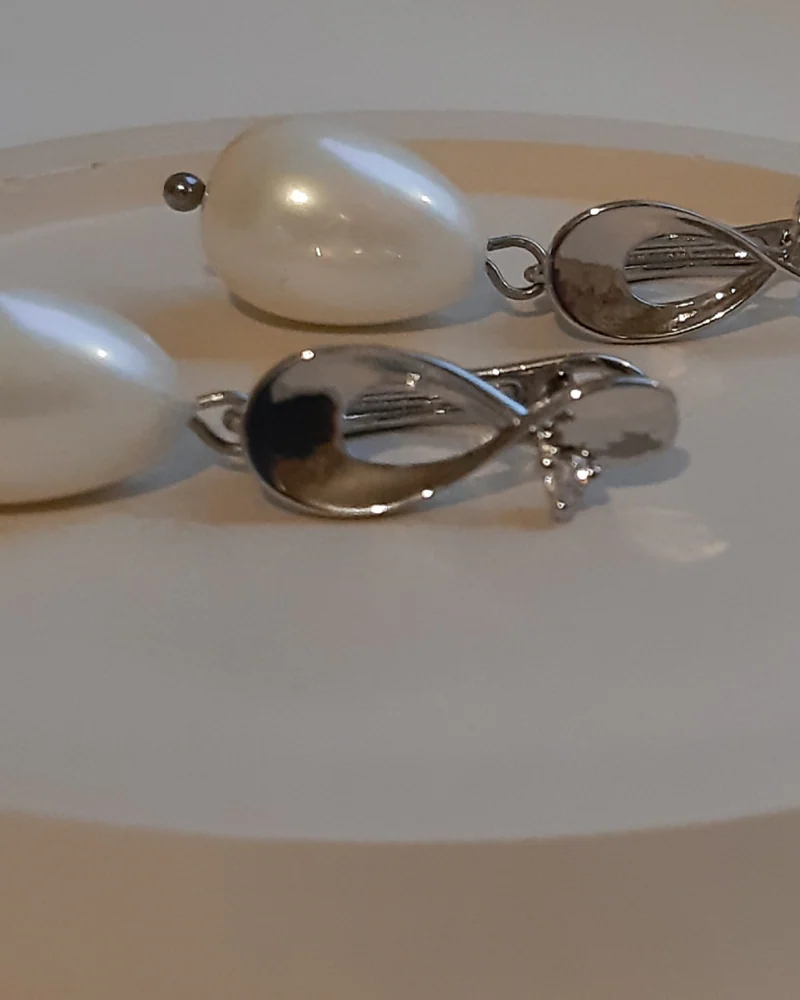 Серьги с жемчугом