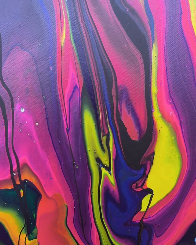 Картина жидким акрилом (fluid art) 40х50 см