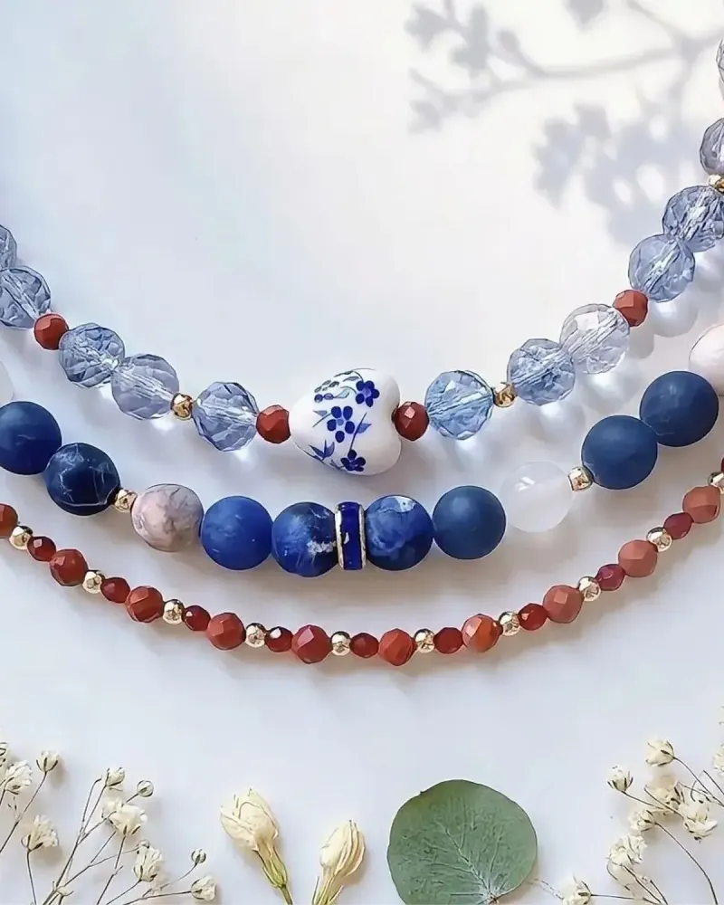 Комплект браслетов Terra blue