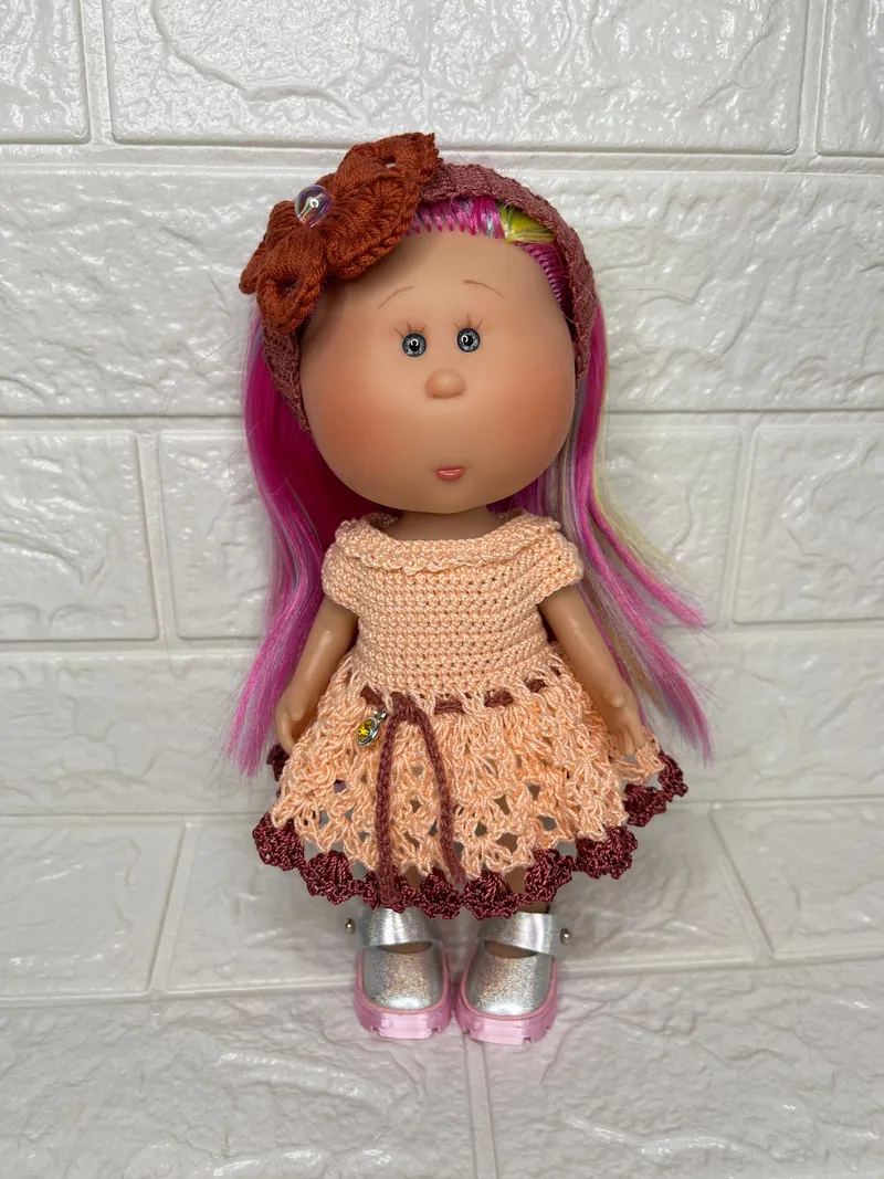 Комплект-1 для Little Mia: платье, повязка