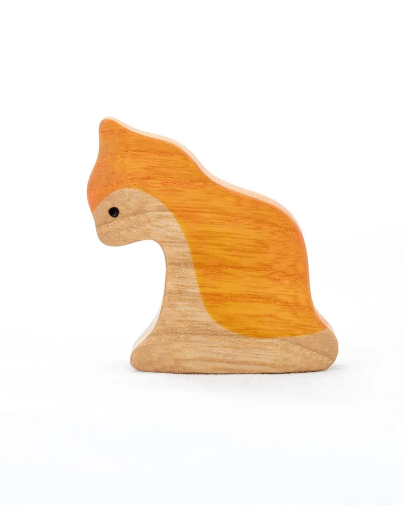 Домашние животные, деревянные фигурки-игрушки — Кошка и собака