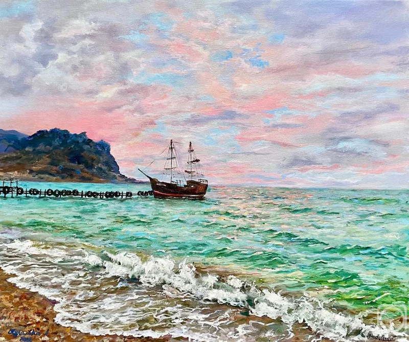 На заре