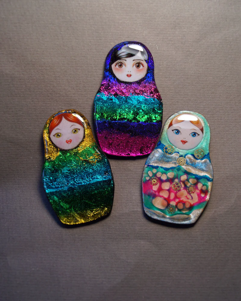 Брошка "Матрешка"