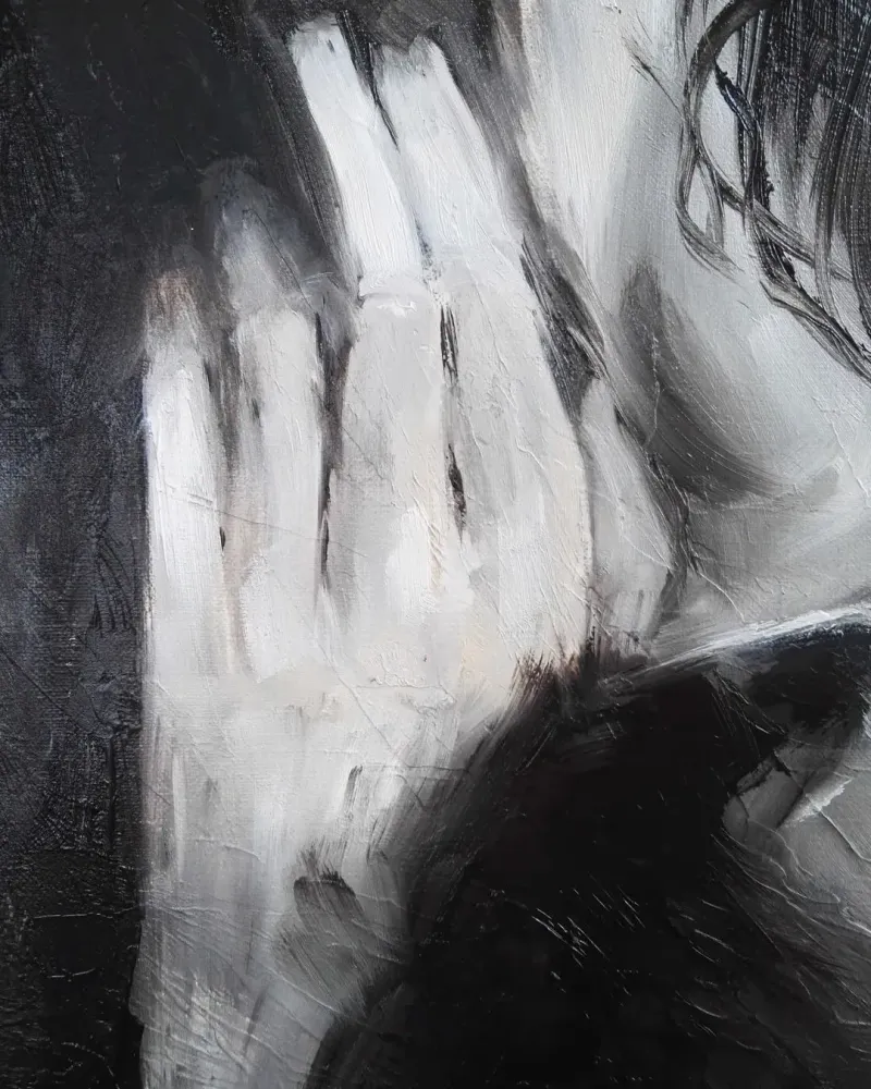 Поцелуй. Картина маслом 50×60 см — 50×60 см