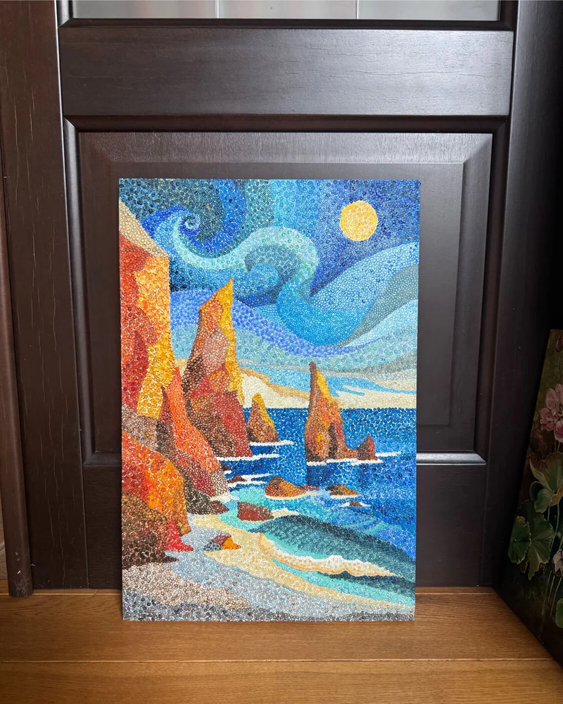 Картина маслом Морской пейзаж 40×60 см — Оригинал