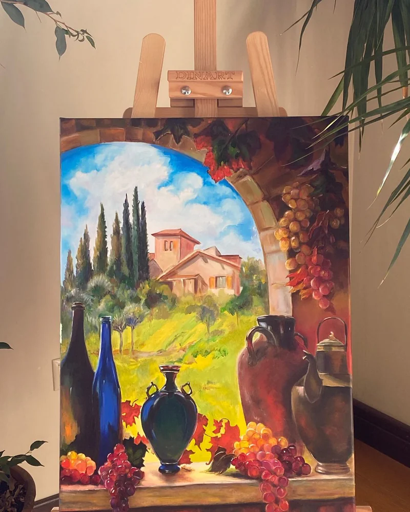 Картина маслом Пейзаж 50×70 см, южный пейзаж — Оригинал