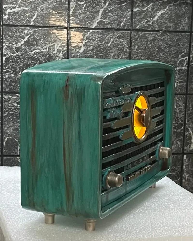 Радио Radiation King из вселенной Fallout, бирюзовое — Бирюзовое