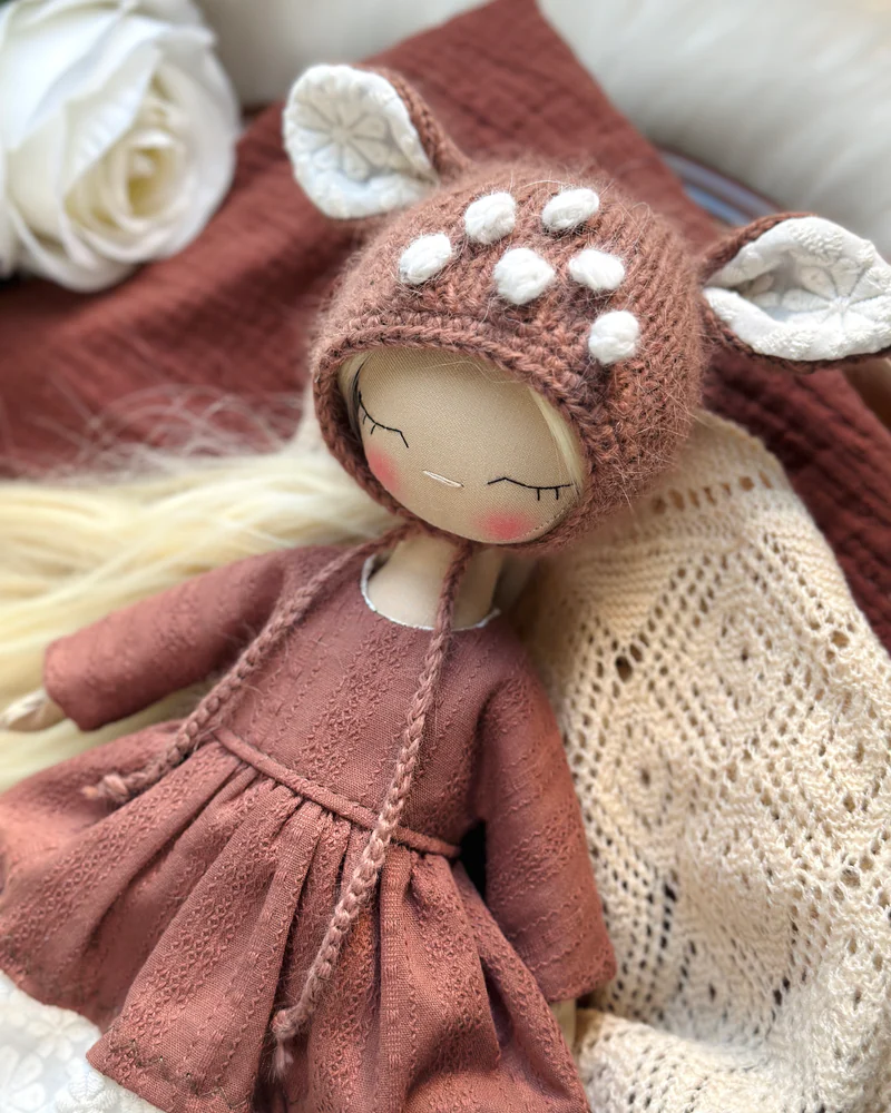 Кукла Олененок — Текстильная кукла