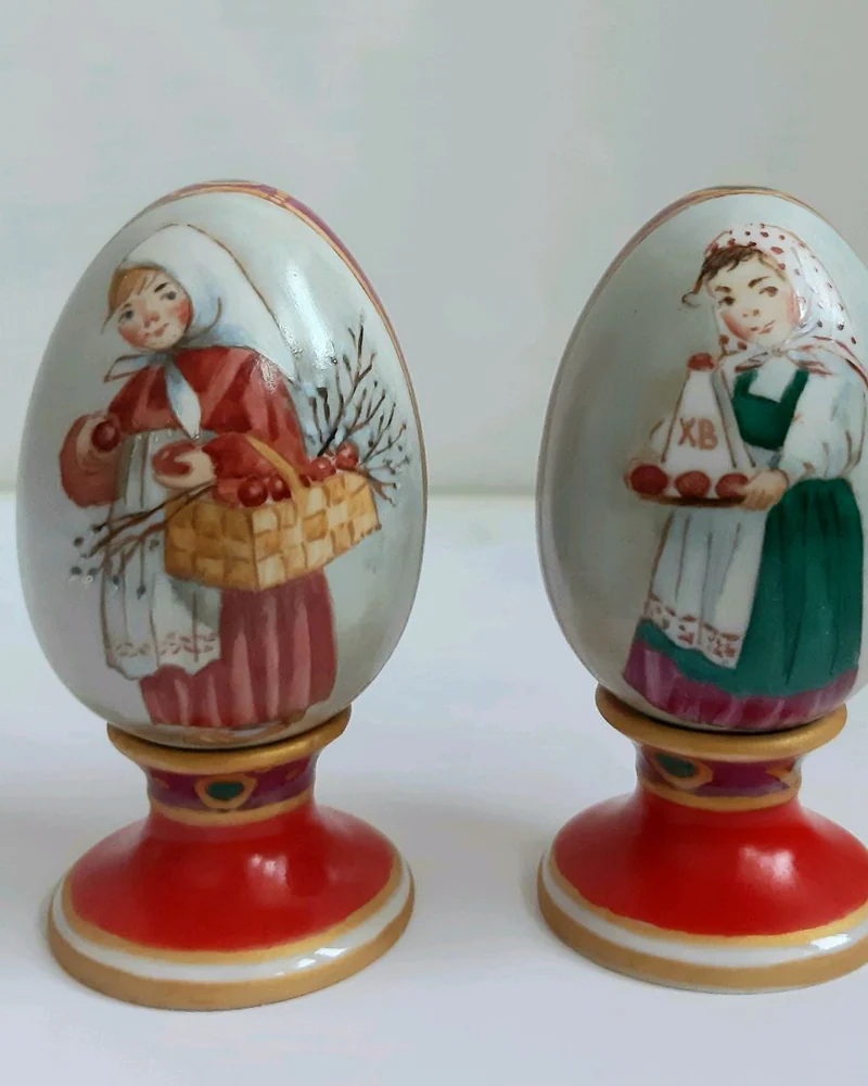 Фарфоровое пасхальное яйцо