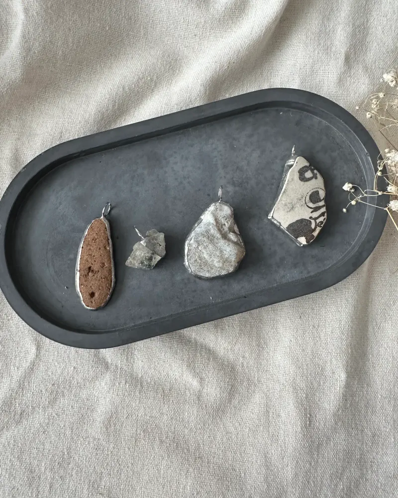 Кулон из горного хрусталя — Прозрачный