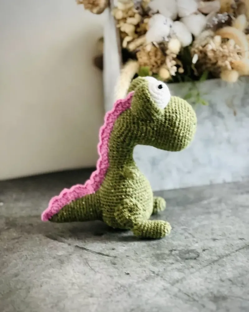 Вязаная игрушка «Дракончик»