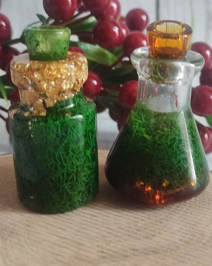 Флаконы из эпоксидной смолы