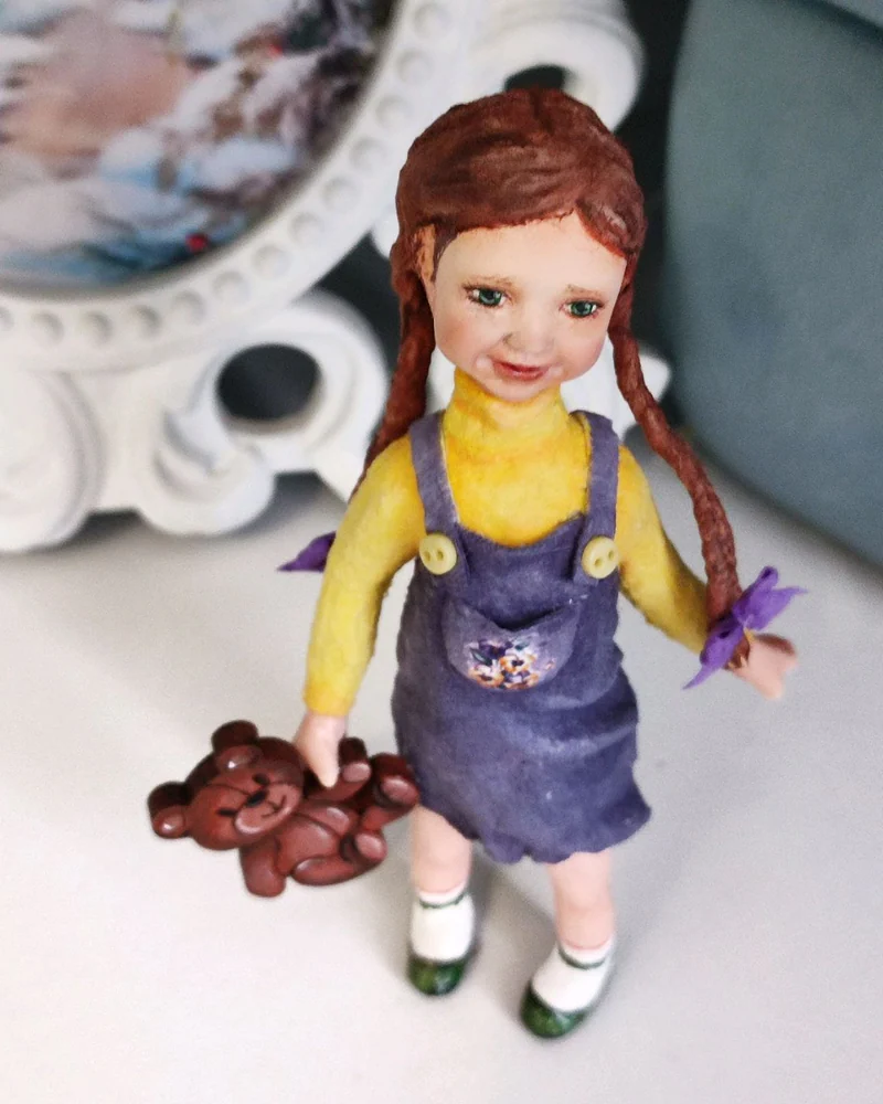 Ёлочная игрушка из ваты