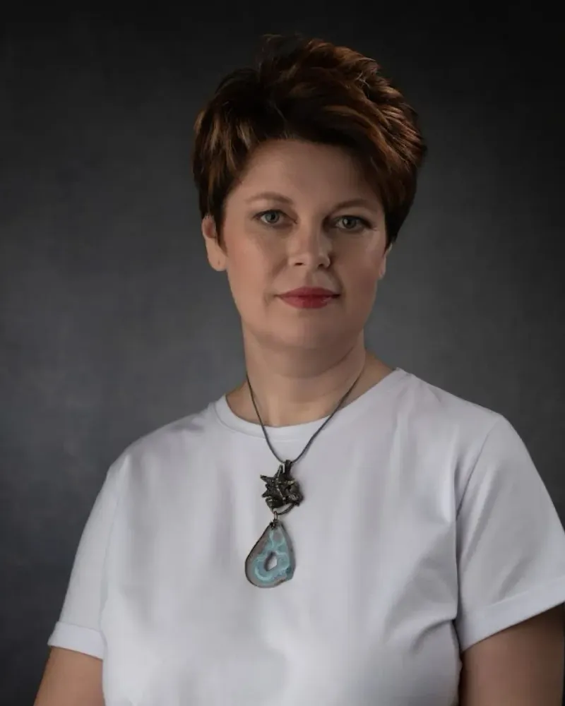 Кулон из латуни с лаковой миниатюрой дракон со звездой
