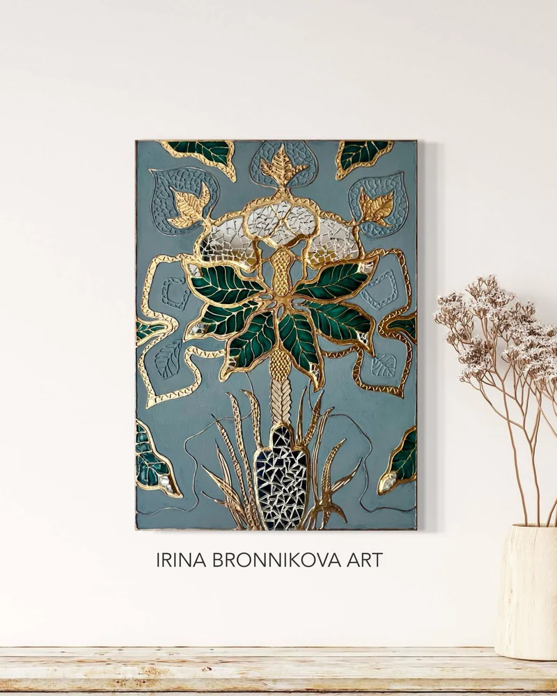 Картина «Дворцовый цветок», 50×70 см