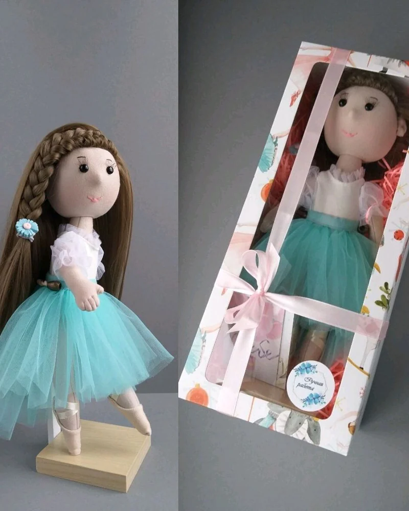 Кукла по фото Кукла Балерина Подарок для девочки, Кукла ручной работы — Основной