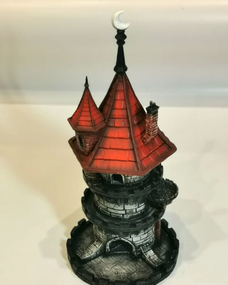 Дайстауэр "Башня волшебника" в цвете, Dice Tower