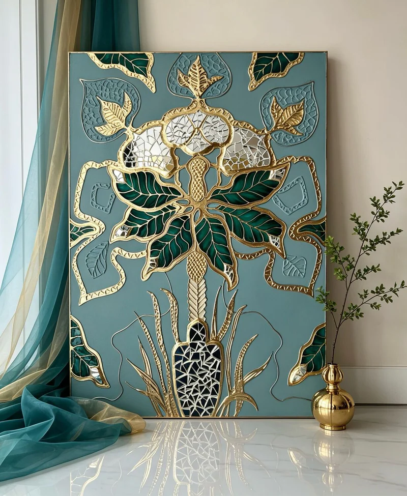 Картина «Дворцовый цветок», 50×70 см