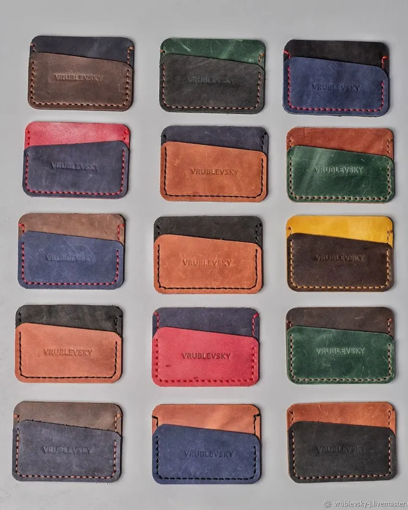 Картхолдер из кожи — Color Set